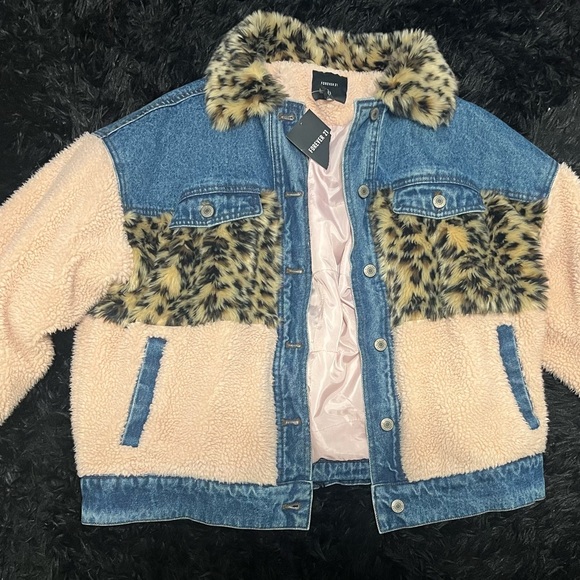 Faux Denim Jacket - Picture 6 of 6